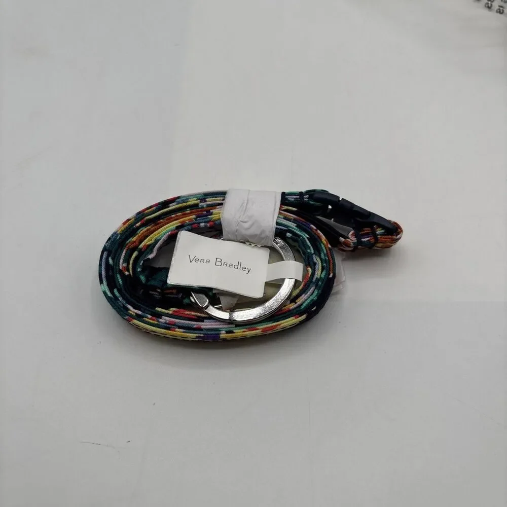 Vera Bradley RETIRED Break Away Lanyard Happy Blooms School Healthcare New Gift